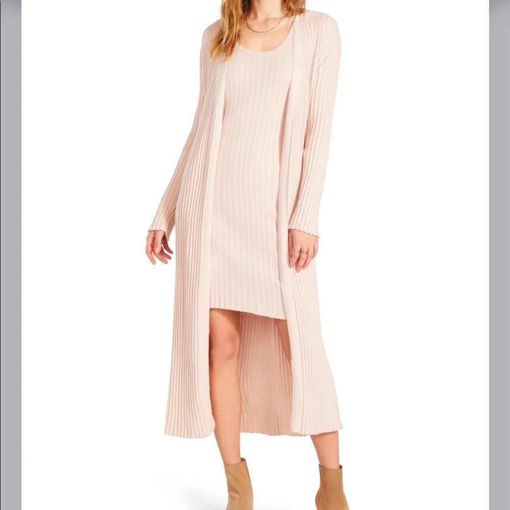 BB Dakota Matching sweater dress and Cardigan